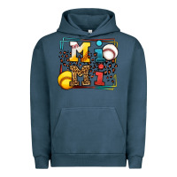 Pigment Midnight Navy Baseball and Softball mimi Urban Hoodie - LillyAllenDesigns