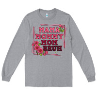 Heather Grey mama mommy mom bruh Long Sleeve Tee - Artiststas