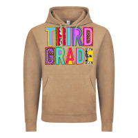 Vintage Coffee third grade Vintage Hoodie - NancyCooperArtShop