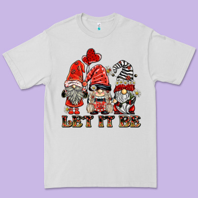 Let It Be Ladybug Gnomies Premium Tee Designed By Barkaloodesign
