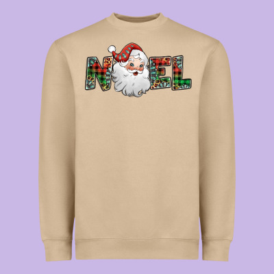 Noel Santa Claus Heavyweight Sweatshirt Designed By Jasminsmagicworld