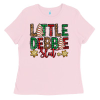 Bubblegum Pink little debbie slut christmas tree cake Ladies Tee - Jasminsmagicworld