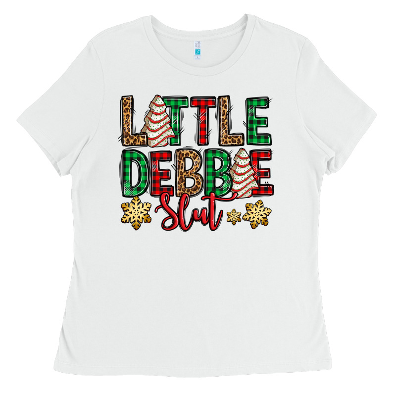 Little Debbie Slut Christmas Tree Cake Ladies Tee by Jasminsmagicworld | Teevron