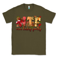 Army Green funny thanksgiving wine turkey family Classic Tee - MaliasSmallBusiness
