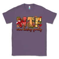 Lavender funny thanksgiving wine turkey family Classic Tee - MaliasSmallBusiness