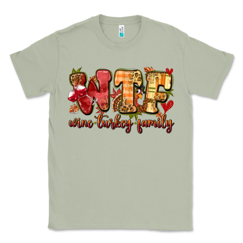 Funny Thanksgiving Wine Turkey Family Classic Tee by MaliasSmallBusiness | Teevron