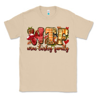 Mushroom funny thanksgiving wine turkey family Classic Tee - MaliasSmallBusiness