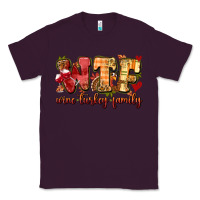 Plum funny thanksgiving wine turkey family Classic Tee - MaliasSmallBusiness