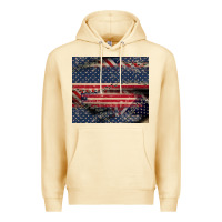 Pina Colada American flag stitches Premium Hoodie - CowGirlArtShop