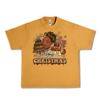 Peanut Butter have a melanin christmas  black woman Urban Heavy Tee - MaliasSmallBusiness