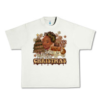 Pistachio have a melanin christmas  black woman Urban Heavy Tee - MaliasSmallBusiness