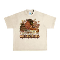 Have A Melanin Christmas  Black Woman Urban Heavy Tee | Teevron