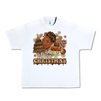 White have a melanin christmas  black woman Urban Heavy Tee - MaliasSmallBusiness