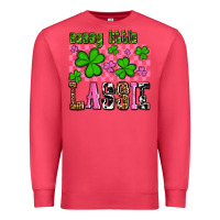 Cardinal St. Patrick's Day Sassy little lassie Premium Sweatshirt - OliviaCreatesArt