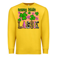 Lemon St. Patrick's Day Sassy little lassie Premium Sweatshirt - OliviaCreatesArt