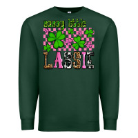 Sports Green St. Patrick's Day Sassy little lassie Premium Sweatshirt - OliviaCreatesArt