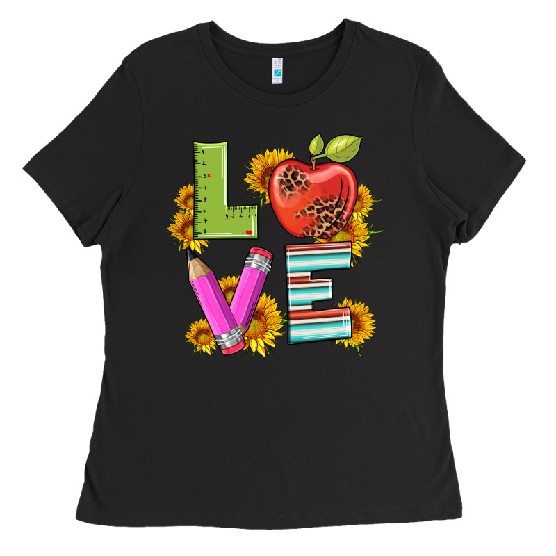 Love With Pen And  Serape Leopard Ladies Tee by Artiststas | Teevron