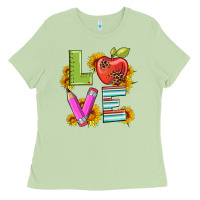 Matcha love with pen and  serape leopard Ladies Tee - Artiststas