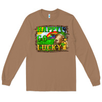 Toasted Coconut happy go lucky goat Long Sleeve Tee - RanaPortraitStore
