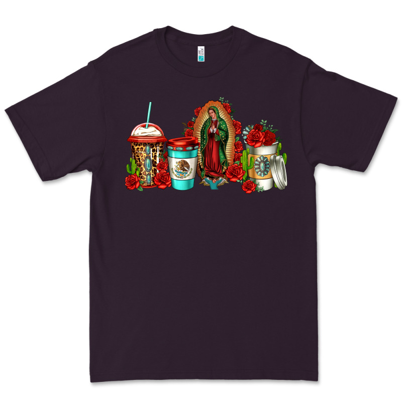 Lady Of Guadalupe Coffee Premium Tee by Jasminsmagicworld | Teevron