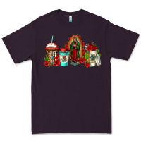 Plum lady of guadalupe coffee Premium Tee - Jasminsmagicworld