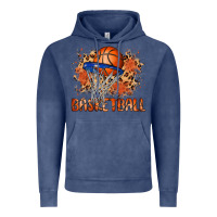Vintage Denim custom name basketball Vintage Hoodie - MaliasSmallBusiness