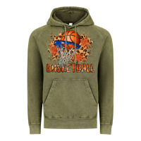 Vintage Olive custom name basketball Vintage Hoodie - MaliasSmallBusiness