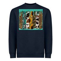 Navy western brushstroke tumbler Heavyweight Sweatshirt - Jasminsmagicworld