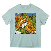 Arona western bull skull seamless pattern Heavy Core Tee - BundleAndBundleShop