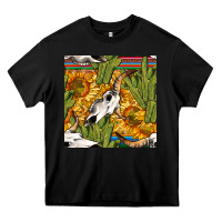 Black western bull skull seamless pattern Heavy Core Tee - BundleAndBundleShop