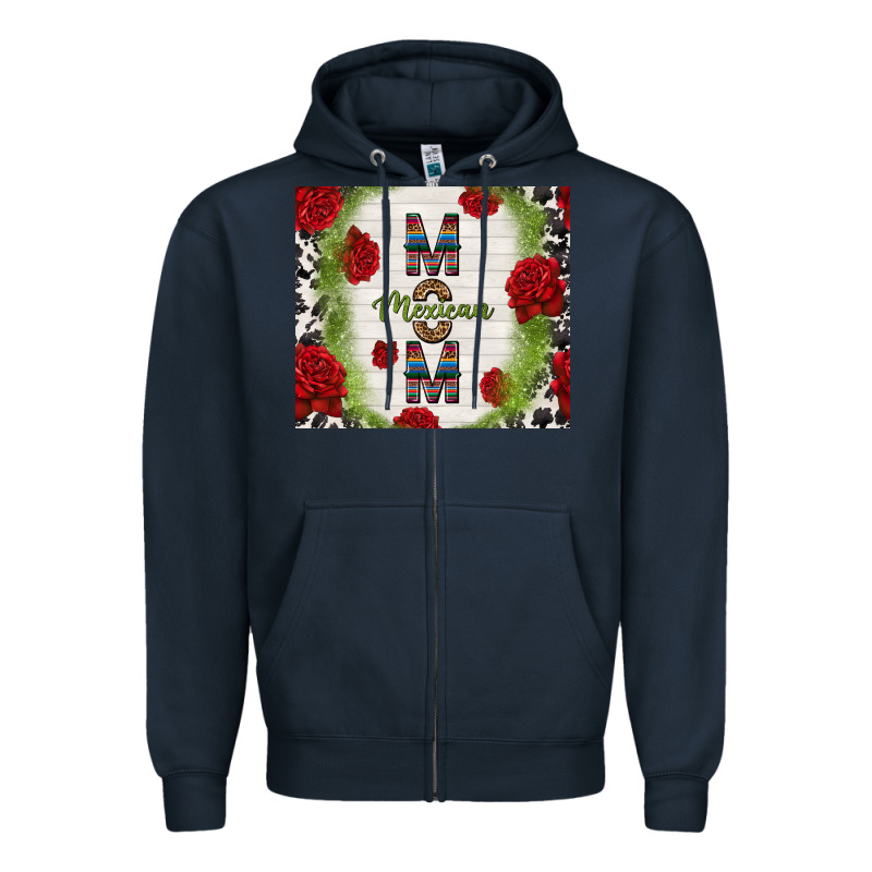 Mexican Mom With Roses Zipper Hoodie by TumblerDesignByShophia | Teevron