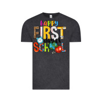 Vintage Black happy first day of school Vintage Tee - NancyCooperArtShop