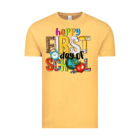 Vintage Mustard happy first day of school Vintage Tee - NancyCooperArtShop