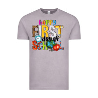 Happy First Day Of School Vintage Tee | Teevron