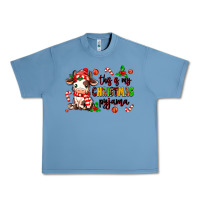 Pebble Blue this is my  christmas pyjama Urban Heavy Tee - MaliasSmallBusiness
