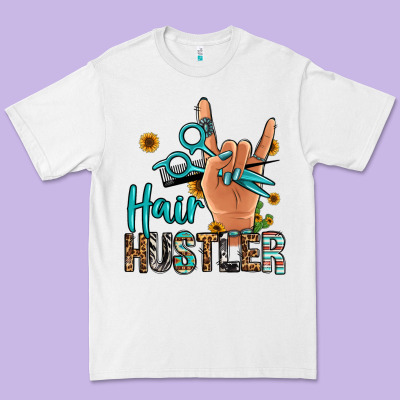 Hair Hustler Premium Tee Designed By Jasminsmagicworld