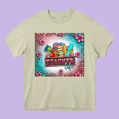 Teacher Life Heavy Core Tee Designed By Adodesignshop