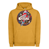 Pigment Peanut Butter Western Mini  4th of July Urban Hoodie - LillyAllenDesigns
