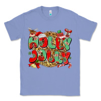 Colony Blue holly jolly christmas Classic Tee - MaliasSmallBusiness