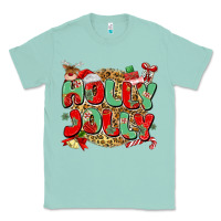 Seafoam holly jolly christmas Classic Tee - MaliasSmallBusiness