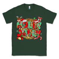 Sports Green holly jolly christmas Classic Tee - MaliasSmallBusiness