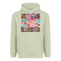 Matcha hogs and kisses pig  olivia Heavyweight Hoodie - OliviaCreatesArt