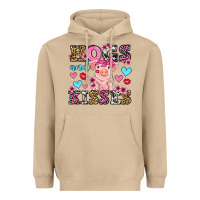 Mushroom hogs and kisses pig  olivia Heavyweight Hoodie - OliviaCreatesArt