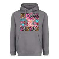 Storm hogs and kisses pig  olivia Heavyweight Hoodie - OliviaCreatesArt