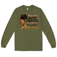 Army Green you can mute people in real life too it's called b Long Sleeve Tee - Artiststas