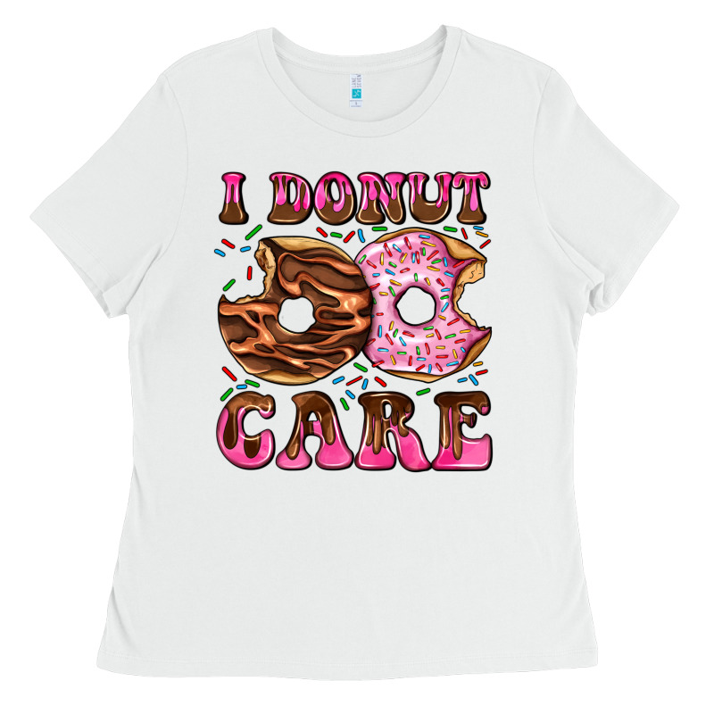 I Donut Care Ladies Tee by AdoDesignShop | Teevron