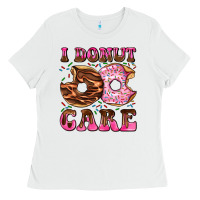 White i donut care Ladies Tee - AdoDesignShop