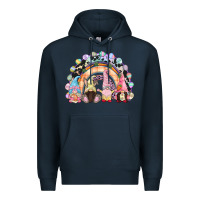 Easter Day Rainbow Gnomes Premium Hoodie | Teevron