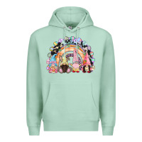 Seafoam Easter Day rainbow gnomes Premium Hoodie - CowGirlArtShop