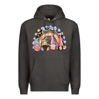 Smoke Easter Day rainbow gnomes Premium Hoodie - CowGirlArtShop